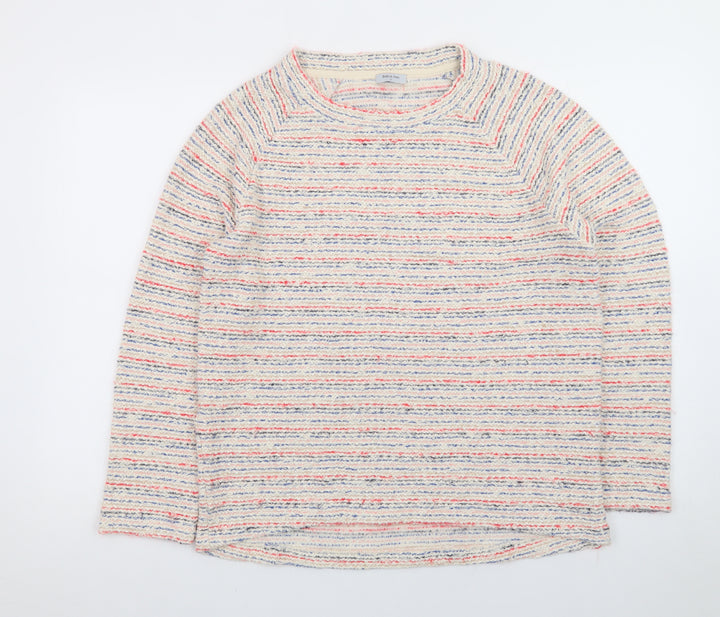 Bella di Notte Women’s Multicoloured Striped Cotton Knit Jumper Size 12