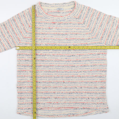 Bella di Notte Women’s Multicoloured Striped Cotton Knit Jumper Size 12