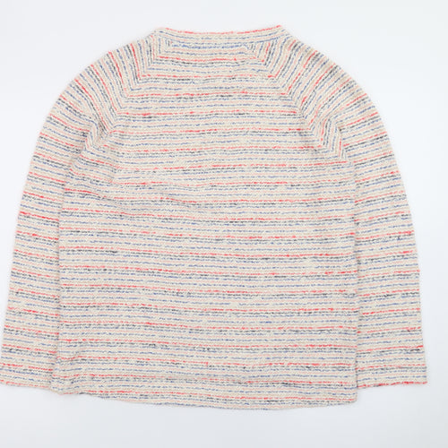 Bella di Notte Women’s Multicoloured Striped Cotton Knit Jumper Size 12