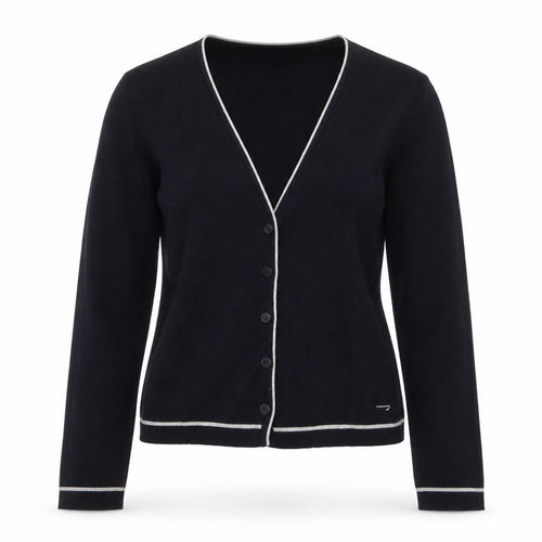 Julien Macdonald Women's Black XS Cardigan V-Neck Knitwear