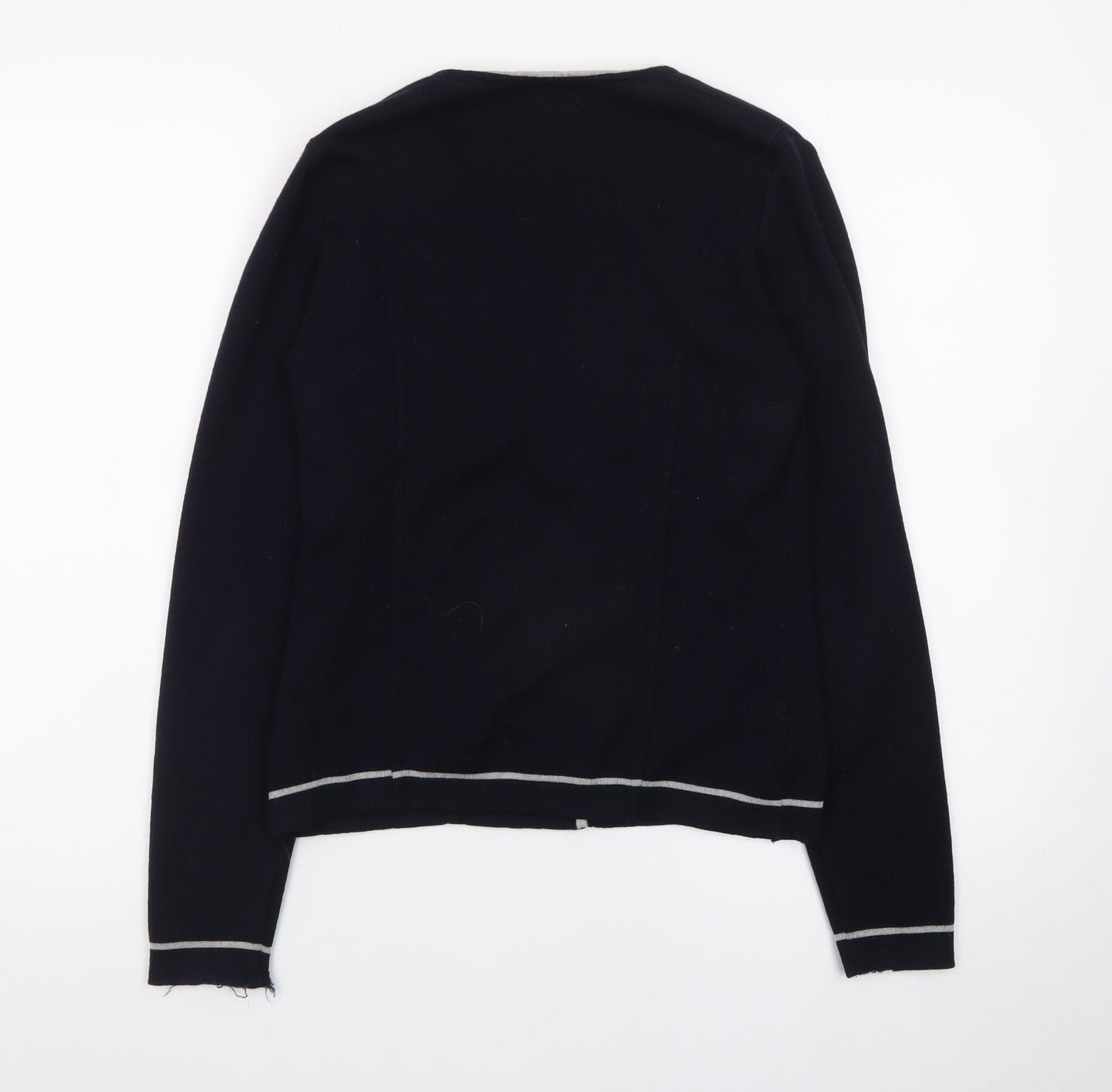 Julien Macdonald Women's Black XS Cardigan V-Neck Knitwear