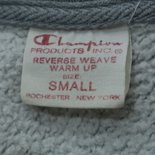 Champion Men's Grey Reverse Weave Crew Neck Sweatshirt Small