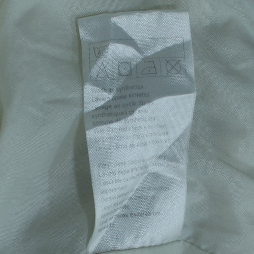 Ellesse Womens Ivory Hooded Anorak Jacket UK 14 Mid-Length Zip
