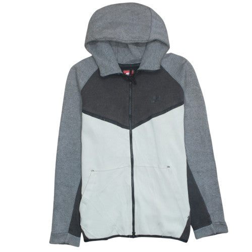 Nike Men's Grey Full Zip Hoodie XL Sports Fleece Jacket