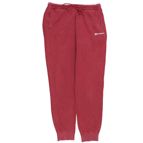 Champion Men Red XL Jogger Fleece Sweatpants Drawstring Waist