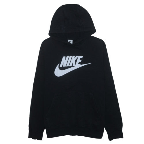 Nike Men's Black L Pullover Hoodie with Logo Graphic