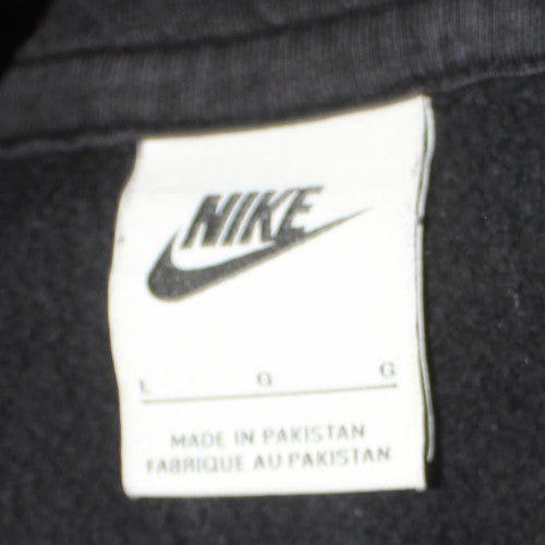 Nike Men's Black L Pullover Hoodie with Logo Graphic