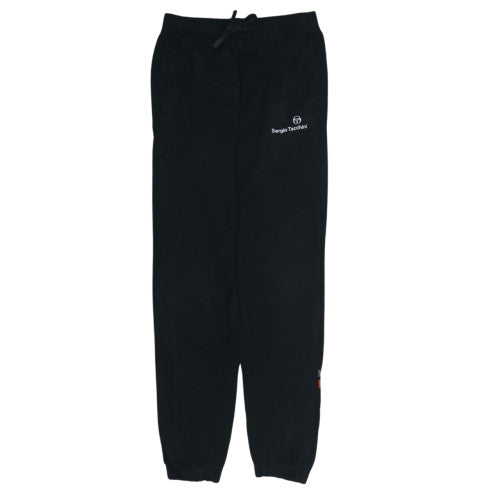 Sergio Tacchini Boys Black Jogger Trousers 14 Years 158cm Fleece Activewear