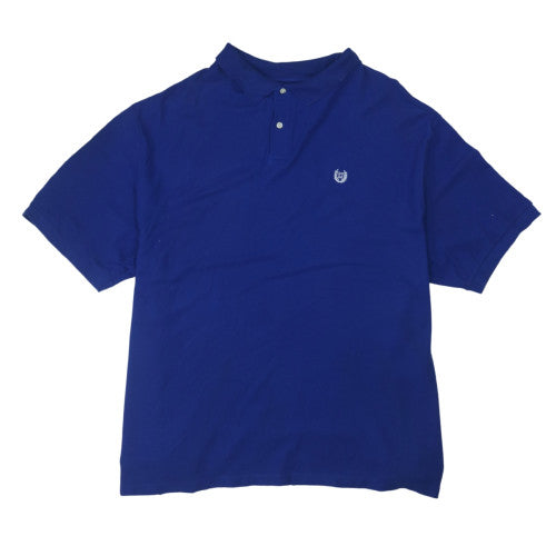 Chaps Men's Blue 3XB Cotton Short Sleeve Polo Shirt