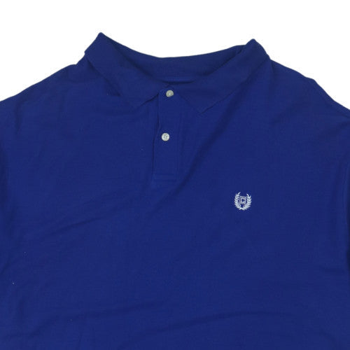 Chaps Men's Blue 3XB Cotton Short Sleeve Polo Shirt