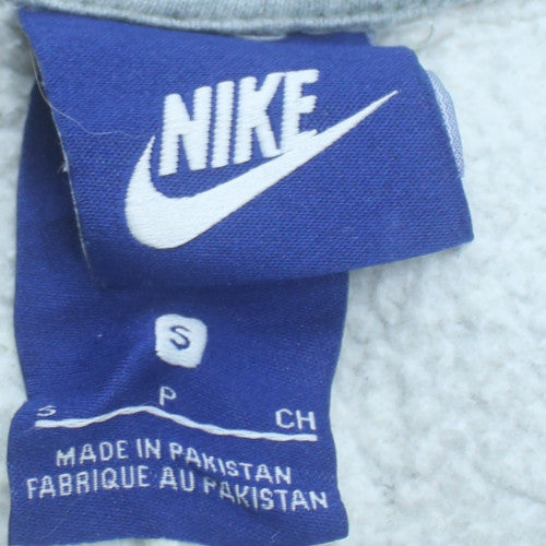 Nike Men's Grey Small Crew Neck Pullover Sweatshirt
