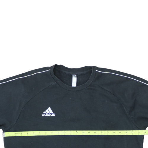 Adidas Men's Black L Pullover Crew Neck Fleece Sweatshirt