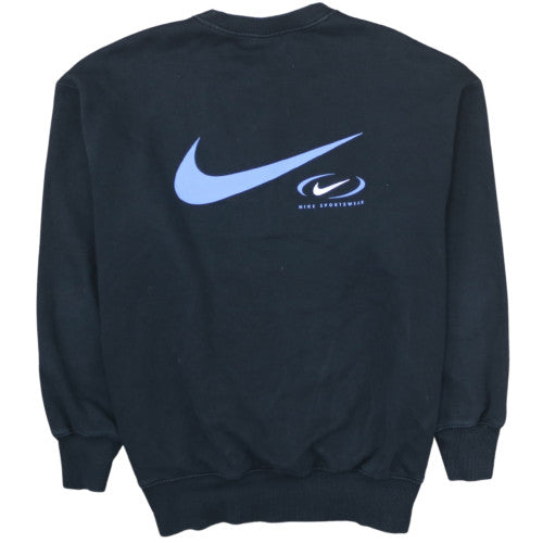 Nike Men's Black Sportswear Logo Pullover Sweatshirt Size S
