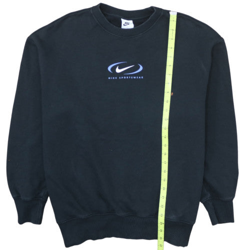 Nike Men's Black Sportswear Logo Pullover Sweatshirt Size S
