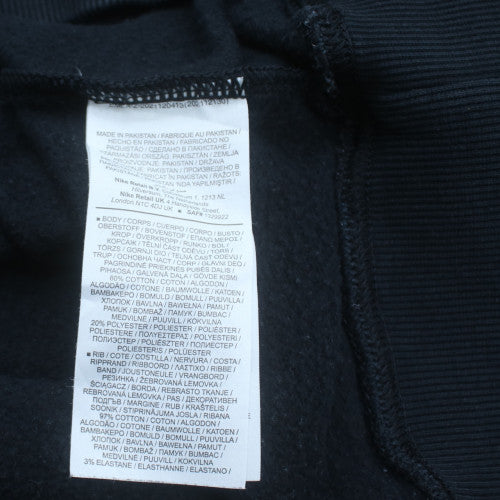 Nike Men's Black Sportswear Logo Pullover Sweatshirt Size S