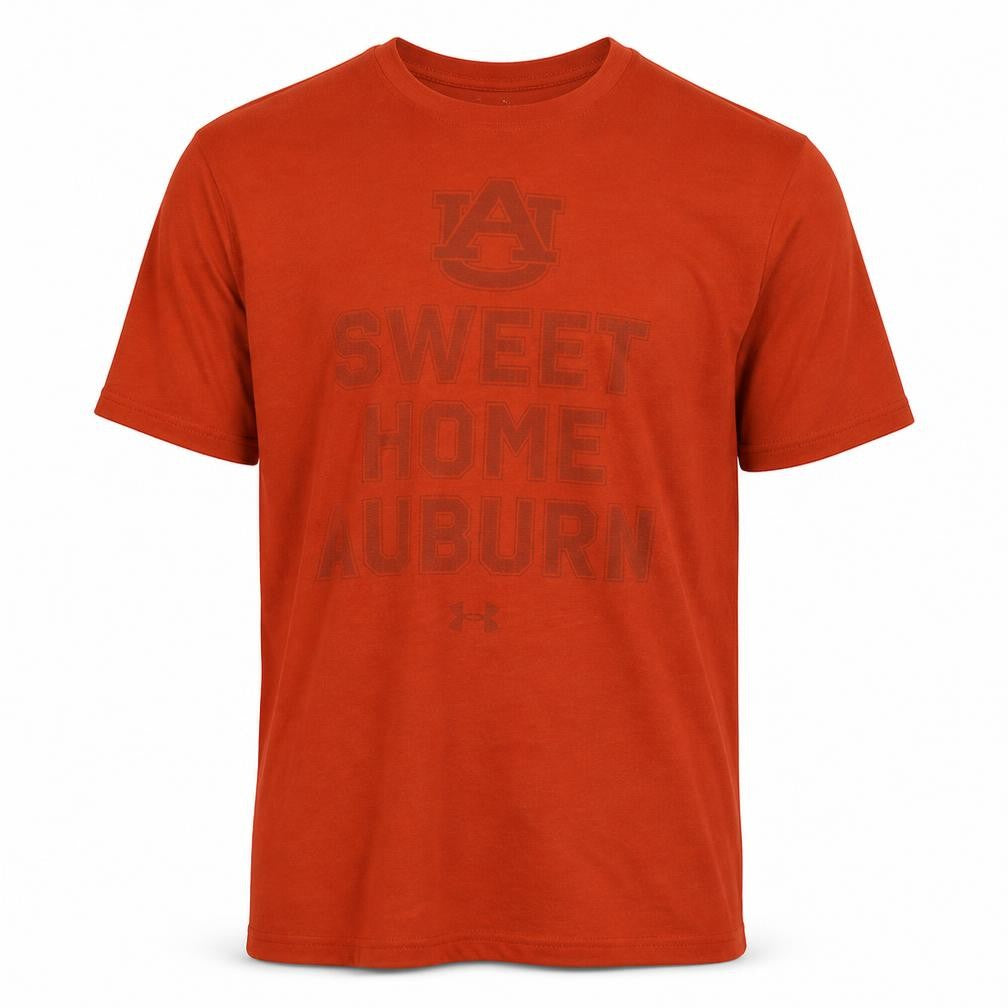 Under Armour Men's Orange XL Sweet Home Auburn HeatGear T-Shirt