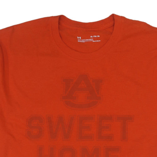 Under Armour Men's Orange XL Sweet Home Auburn HeatGear T-Shirt