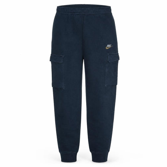 Nike Men's Blue Fleece Jogger Cargo Trousers Size S