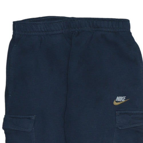 Nike Men's Blue Fleece Jogger Cargo Trousers Size S