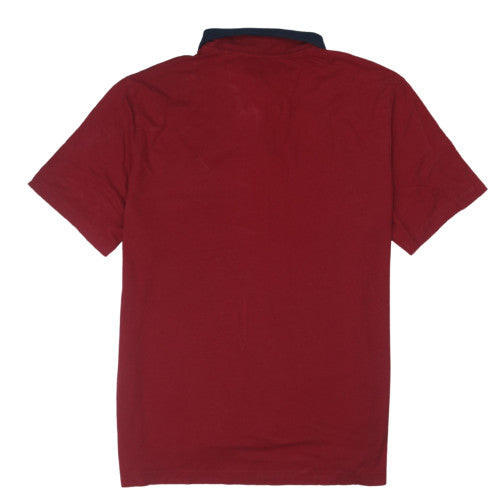 Nautica Men's Red XL NavTech Polo Shirt Short Sleeve Cotton Blend