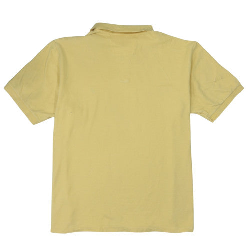 Nautica Men's Yellow 2XL Cotton Short Sleeve Polo Shirt Casual