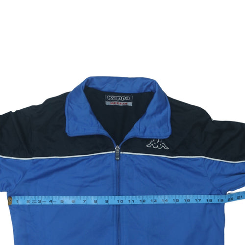 Kappa Men's Blue Full Zip Track Sweatshirt Jacket Medium