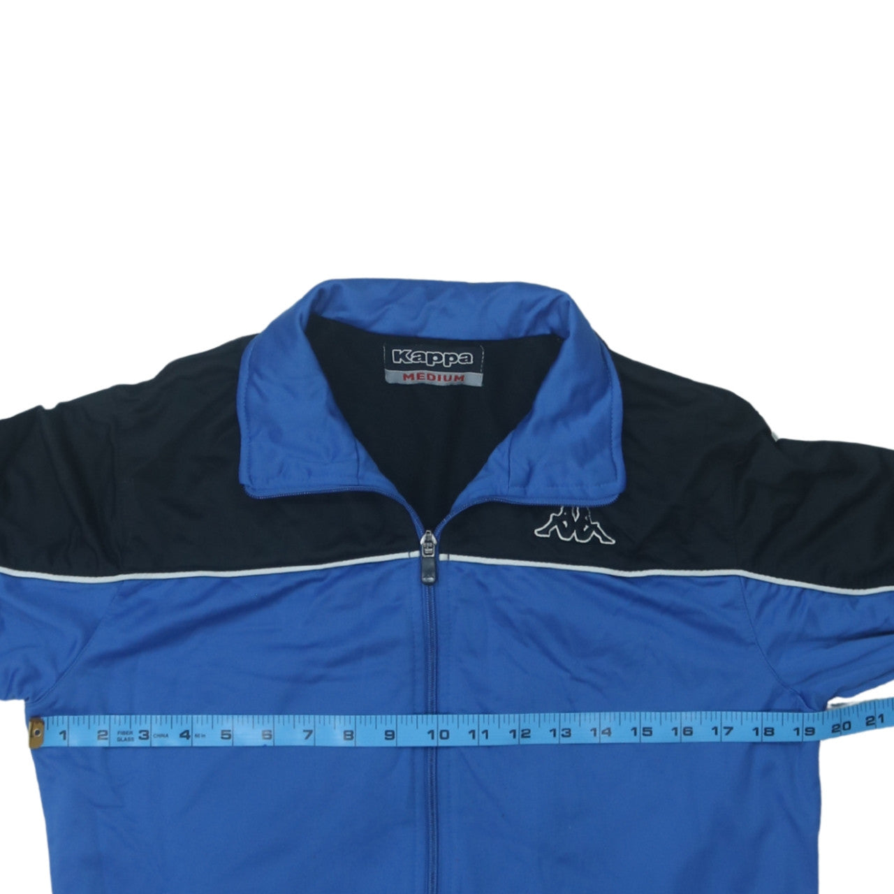 Kappa Men's Blue Full Zip Track Sweatshirt Jacket Medium