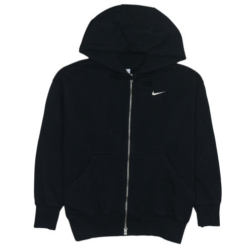 Nike Mens Black Full Zip Hoodie M Regular Fit Fleece Sweatshirt