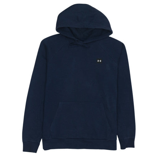 Under Armour Men's Blue Pullover Hoodie L Fleece Relaxed Fit