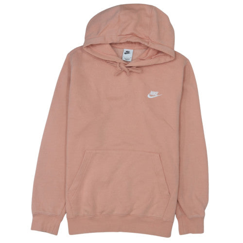 Nike Womens Peach Pullover Hoodie Small Cotton Blend Casual