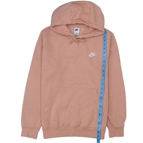 Nike Womens Peach Pullover Hoodie Small Cotton Blend Casual