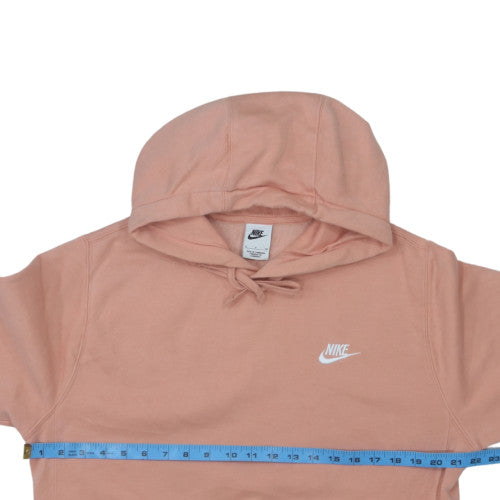 Nike Womens Peach Pullover Hoodie Small Cotton Blend Casual
