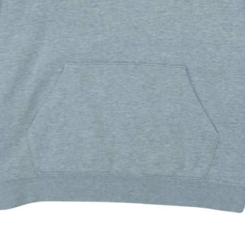 Nike Womens Grey Hoodie L Pullover Cotton Blend Drawstring Hooded Sweatshirt