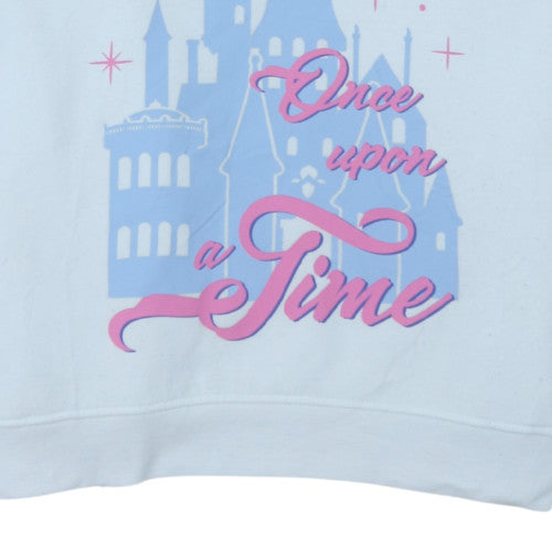 Disney Princess Womens White Pullover Hoodie Size M Once Upon a Time