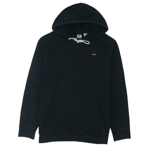 Levi's Mens Black Pullover Hoodie 2XL Regular Fit Fleece