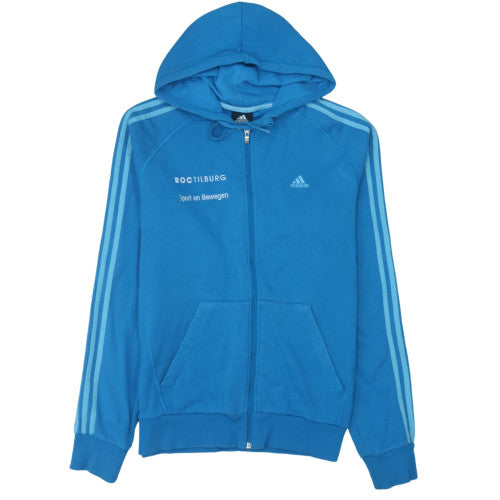 Adidas Men's Blue Full Zip Hoodie Size M Sportswear