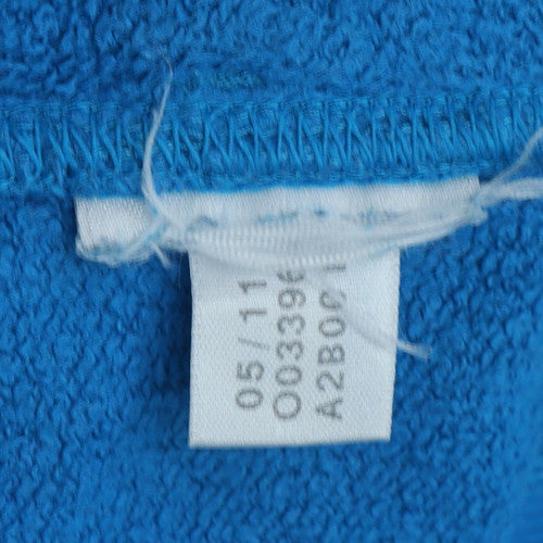 Adidas Men's Blue Full Zip Hoodie Size M Sportswear