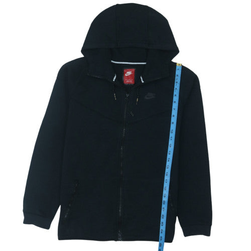 Nike Men's Black Full Zip Hoodie L Regular Fit