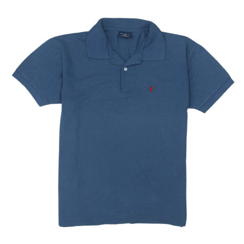Polo Sport Men's Blue Cotton Short Sleeve Polo Shirt Size L