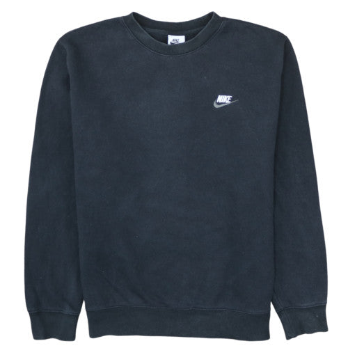Nike Men's Black Small Pullover Crew Neck Fleece Sweatshirt