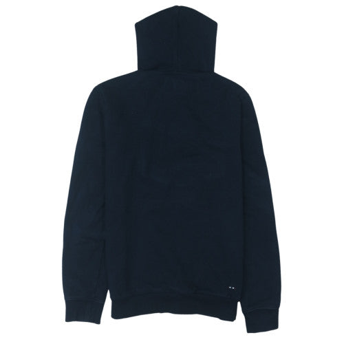 Napapijri Men’s Blue Logo Pullover Hoodie Size M
