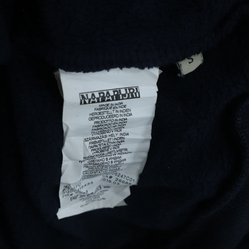 Napapijri Men’s Blue Logo Pullover Hoodie Size M