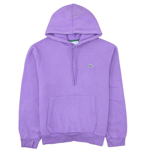 Lacoste Men's Purple Classic Fit Pullover Hoodie Size XL