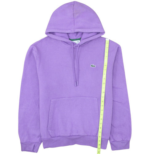 Lacoste Men's Purple Classic Fit Pullover Hoodie Size XL