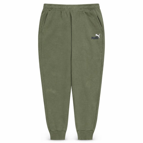 Puma Men's Green XL Fleece Jogger Trousers Regular Fit