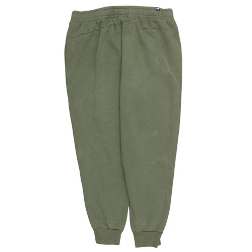 Puma Men's Green XL Fleece Jogger Trousers Regular Fit