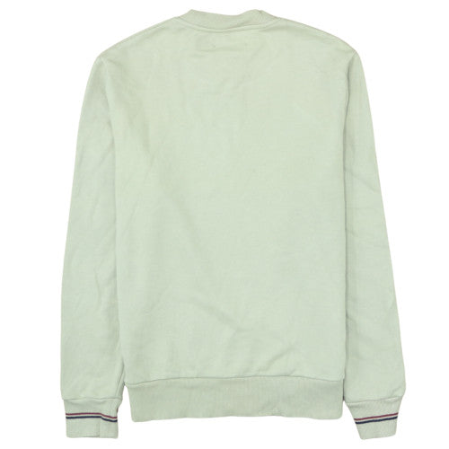 Fred Perry Men's Beige Crew Neck Knit Sweatshirt Size L
