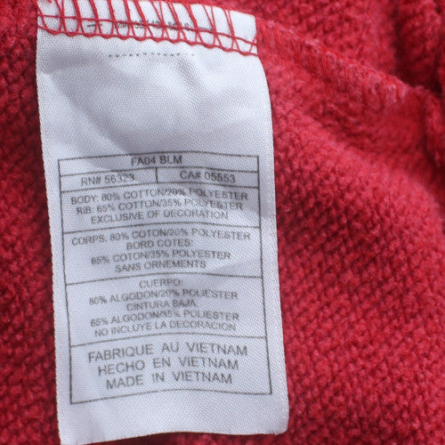 Nike Men’s Red Manchester United 1/2 Zip Sweatshirt M