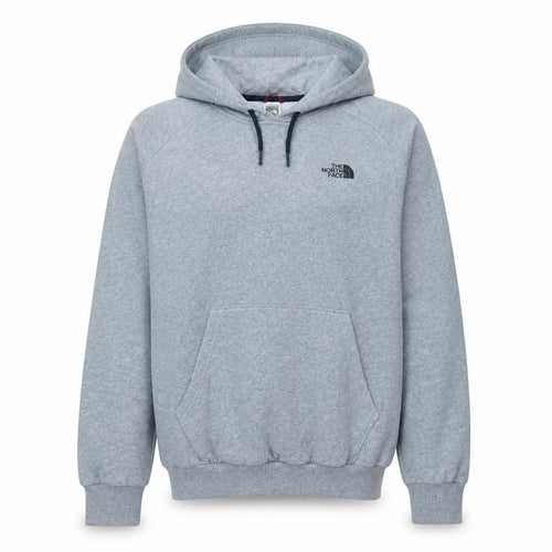 The North Face Womens Grey Pullover Hoodie Size L Cotton Blend