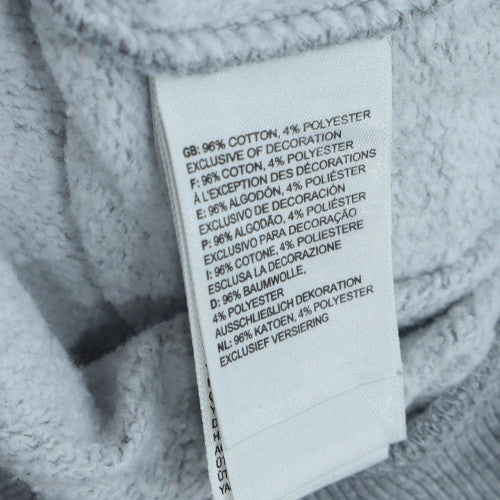 The North Face Womens Grey Pullover Hoodie Size L Cotton Blend